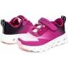imageNautica Kids Fashion Sneaker Athletic Running Shoe with One Strap Boys  GirlsToddlerLittle KidWhite Fushia Peach