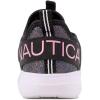 imageNautica Kids Girls Metallic Fashion Sneaker LaceUp Athletic Running Shoe I kappil I Big Kid  Little Kid  ToddlerBlack Oil Slick Meshkappil 4