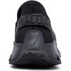 imageNautica Kids Running Sneakers  Comfortable Shoes for Boys and Girls  Sizes for Big ampamp Little Kids LaceUpBungee ManalapinBlack Monomikyle