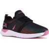 imageNautica Kids Girls Metallic Fashion Sneaker LaceUp Athletic Running Shoe I kappil I Big Kid  Little Kid  ToddlerBlack Bright Rainbow