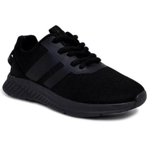 imageNautica Kids Running Sneakers  Comfortable Shoes for Boys and Girls  Sizes for Big ampamp Little Kids LaceUpBungee ManalapinBlack Monomanalapin