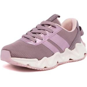 imageNautica Kids Running Sneakers  Comfortable Shoes for Boys and Girls  Sizes for Big ampamp Little Kids LaceUpBungee ManalapinMauve Metallic