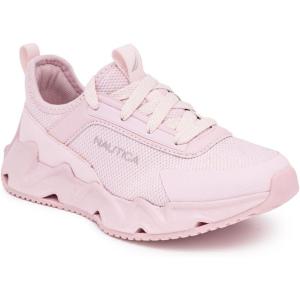 imageNautica Kids Running Sneakers  Comfortable Shoes for Boys and Girls  Sizes for Big ampamp Little Kids LaceUpBungee ManalapinPink Tonal