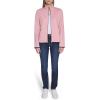 imageNautica Womens Mockneck Zip Up Fleece JacketBridal Rose