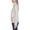imageNautica Womens Mockneck Zip Up Fleece JacketWhite Swan