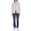 imageNautica Womens Mockneck Zip Up Fleece JacketWhite Swan