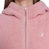 imageNautica Womens Solid Sherpa Zipup Hoodie JacketBridal Rose