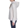 imageNautica Womens Solid Sherpa Zipup Hoodie JacketSoft Ivory