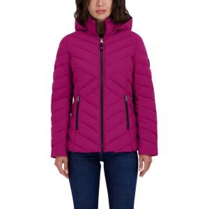 imageNautica Womens Short Chevron Packable Down JacketRaspberry