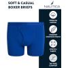 imageNautica Boys Boxer Briefs  36 Pack Comfort Stretch Cotton Kids Underwear Boxers for Boys with Contour Pouch Sizes 618Boundless BlueLight Bleach HeatherBlue Hawaii 6pk