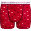 imageNautica Boys Stretch Performance Boxer Briefs 36 Pack  Breathable Underwear for Boys 618Red PrintBlackStripe 3pk