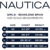 imageNautica Girls Training Bra  2 Pack4 Pack Seamless Padded Bralette Underwear for Girls with Removable Pads Sizes SXLBlueDark BlueWhitePale Peach4pk