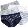 imageNautica Girls Underwear Briefs  5 Pack Comfort Stretch MidWaist Breathable Cotton Underwear Panties for Girls 412NavyStripeRose StripeHeather Grey