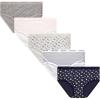 imageNautica Girls Underwear Briefs  5 Pack Comfort Stretch MidWaist Breathable Cotton Underwear Panties for Girls 412NavyStripeRose StripeHeather Grey