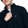 imageNautica mens Quarterzip SweatshirtTrue Black