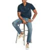 imageNautica Jeans Mens Straight Light Cross Hatch JeanBotany Bay Wash