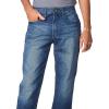 imageNautica Jeans Mens Straight Light Cross Hatch JeanMedium Sky Wash