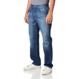 imageNautica Jeans Mens Straight Light Cross Hatch JeanMedium Sky Wash