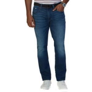 imageNautica Jeans Mens Straight Light Cross Hatch JeanPure Blue Ocean Wash