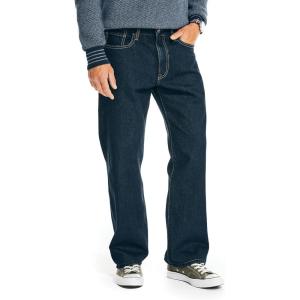 imageNautica Mens Loose Fit 5 Pocket Jean PantPure Ocean Wash