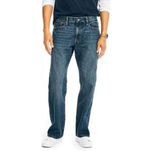 imageNautica Mens Loose Fit 5 Pocket Jean PantSea Tide Wash