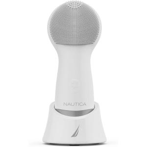 imageNautica PC130 Sonic Facial Cleansing Brush Made with Ultra Hygienic Soft Silicone Waterproof and Rechargeable Face Scrub Brush for Men ampamp Women  NavyMilk