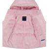 imageNautica Girls Heavyweight Hooded Winter Puffer Coat with Full Length ZipperPink Sparkle