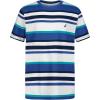 imageNautica Boys Short Sleeve Fashion Crew Neck TShirt Soft Comfortable Relaxed FitPreppy Stripe Delft