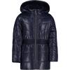 imageNautica Girls Heavyweight Hooded Winter Puffer Coat with Full Length ZipperPeacoat Sparkle