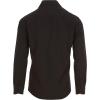 imageNautica Slim Fit Mens Dress Shirts Long Sleeve Performance Polyester Fabric Wrinkle Free 4Way StretchBlack Solid