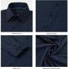 imageNautica Slim Fit Mens Dress Shirts Long Sleeve Performance Polyester Fabric Wrinkle Free 4Way StretchNavy Anchor