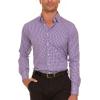 imageNautica Slim Fit Mens Dress Shirts Long Sleeve Performance Polyester Fabric Wrinkle Free 4Way StretchPurple and Blue Check