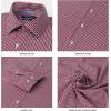 imageNautica Slim Fit Mens Dress Shirts Long Sleeve Performance Polyester Fabric Wrinkle Free 4Way StretchRed Plaid