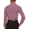 imageNautica Slim Fit Mens Dress Shirts Long Sleeve Performance Polyester Fabric Wrinkle Free 4Way StretchRed Plaid