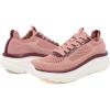 imageNautica Womens Fashion Sneaker LaceUp Running Shoe Casual Max Cushioning Walking Tennis SneakerMauve Burgundyvenera