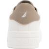 imageNautica Womens LaceUp Fashion Sneakers  LowTop Casual Walking ampamp Tennis Shoes with Platform or Regular HeelKildatewhite Taupe