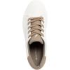 imageNautica Womens LaceUp Fashion Sneakers  LowTop Casual Walking ampamp Tennis Shoes with Platform or Regular HeelKildatewhite Taupe