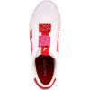 imageNautica Womens SlipOn Sneakers  Casual LowTop Walking Shoes  Comfortable NoLace Fashion Tennis StyleMaritawhite Red Pink