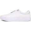 imageNautica Womens SlipOn Sneakers  Casual LowTop Walking Shoes  Comfortable NoLace Fashion Tennis StyleNitarared White Blue