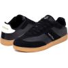 imageNautica Womens Sneakers  Casual LaceUp Low Top Tennis Shoes with Vegan Leather and Suede Design Classic Gum Sole Comfort TrainersBlackkeota