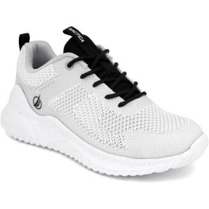 imageNautica Womens Fashion Sneaker LaceUp Jogger Running Shoe Casual Walking Tennis SneakerGreykenyo