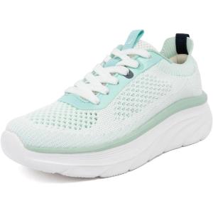 imageNautica Womens Fashion Sneaker LaceUp Running Shoe Casual Max Cushioning Walking Tennis SneakerMintvenera