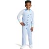 imageNautica Boys 4Piece Formal Suit Set with Vest Pants Collared Dress Shirt and TieEnglish Blue