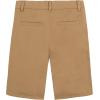 imageNautica Boys School Uniform Flat Front Twill ShortBurnished Khaki Knit