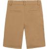 imageNautica Boys School Uniform Flat Front Twill ShortBurnished Khaki Stretch