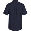 imageNautica Boys School Uniform Short Sleeve ButtonDown Oxford Shirt Chest Pocket Breathable FabricNavy Performance