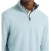 imageNautica Mens Navtech QuarterZip SweaterCrystal Bay Heather
