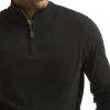 imageNautica Mens Navtech QuarterZip SweaterElegant Black