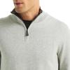 imageNautica Mens Navtech QuarterZip SweaterSmoke Grey Heather
