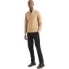 imageNautica Mens Navtech QuarterZip SweaterTextured Camel Heather